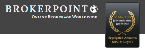 Firmenlogo Brokerpoint mit SIPC-Garantie