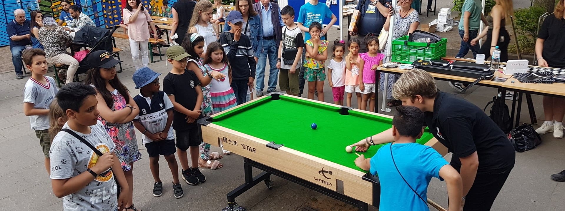 Schulfest 2019 mit Snookerevent Snooker Hamburg