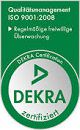 DEKRA Siegel DIN ISO 9001:2008