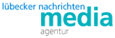 Logo von den lübecker nachrichten media agentur