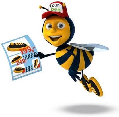 Flyerverteilung mit teambee